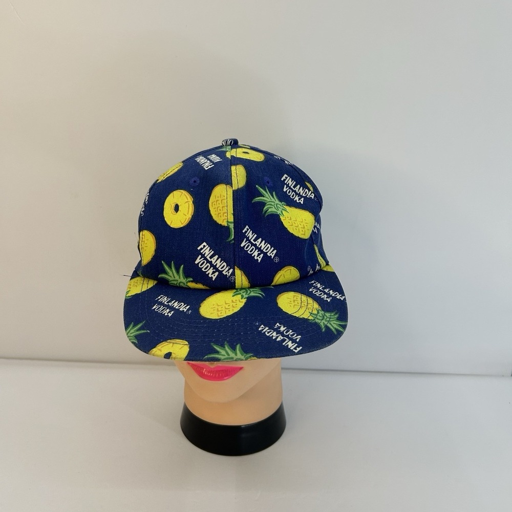 Vintage K Products Hat Finlandia Vodka Pineapple Snapback Alcohol Beer